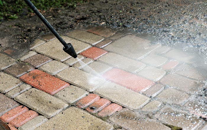 Shoreline Property Services Paver Patio And Walkway Washing